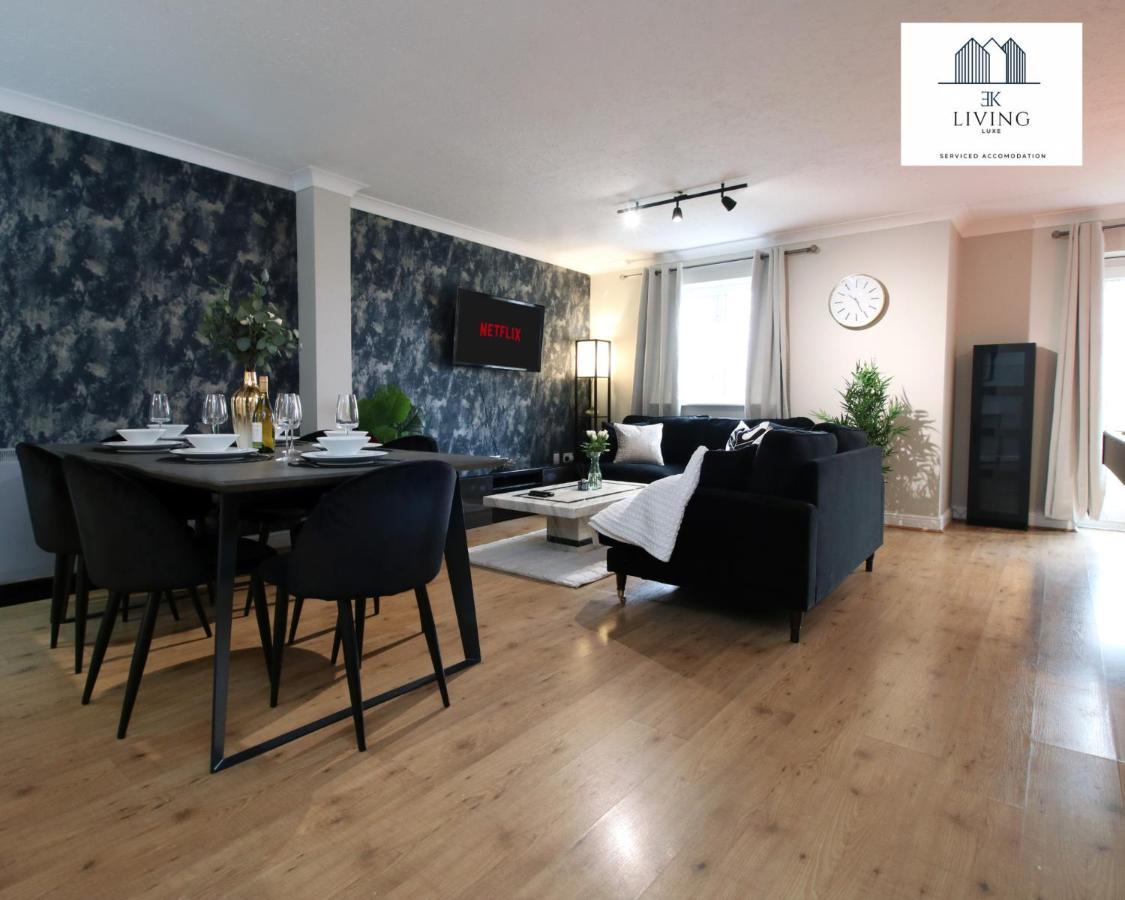 Spacious 3 Bedroom Duplex Apartment On Cardiff Bay - Free Parking & Wifi By Ekliving Luxe Short Lets & Serviced Accommodation Eksteriør bilde
